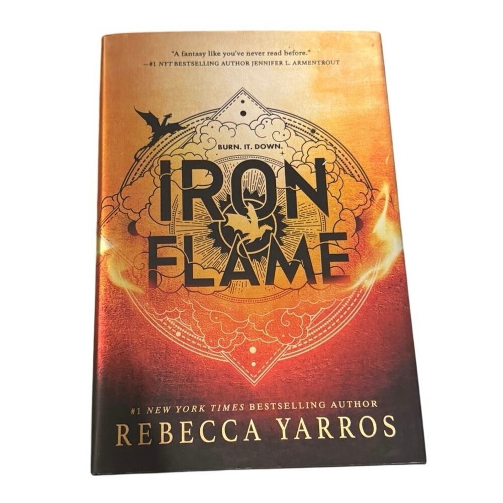 Iron Flame by Rebecca Yarros Hardcover Book | Empyrean Series Fantasy Romance